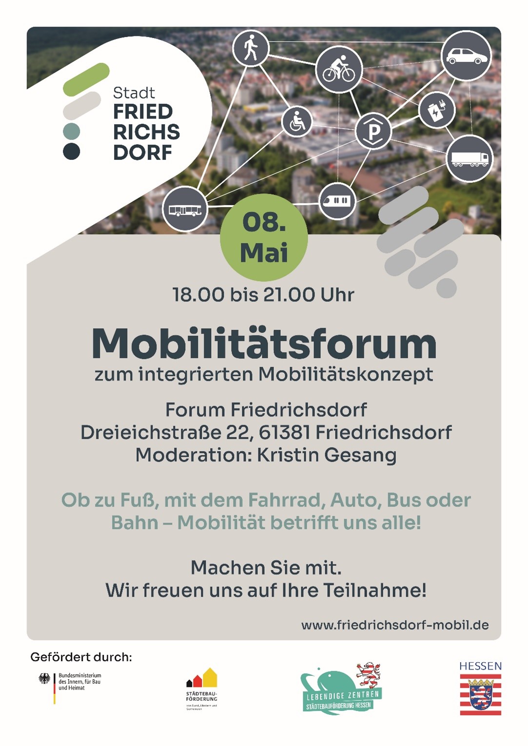 Werbung zum 1. Mobilitätsforum